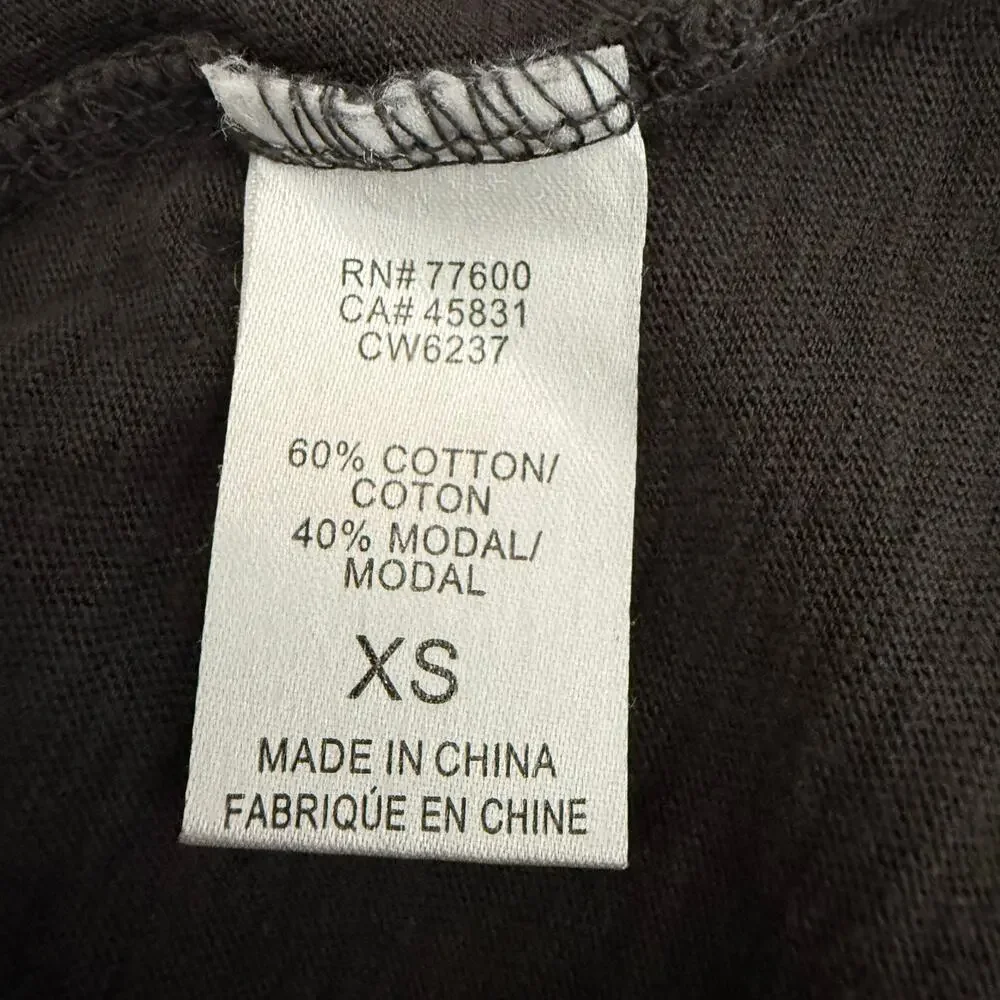 California Republic Graphic T-Shirt Women's XS Dark Grey Charcoal Casual - Picture 6 of 7